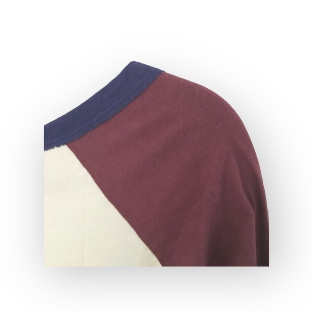 Chaser ★ Rodeo Star Color Block Graphic Raglan Baseball Tee T Shirt ★ Almond ★ L - Picture 8 of 16